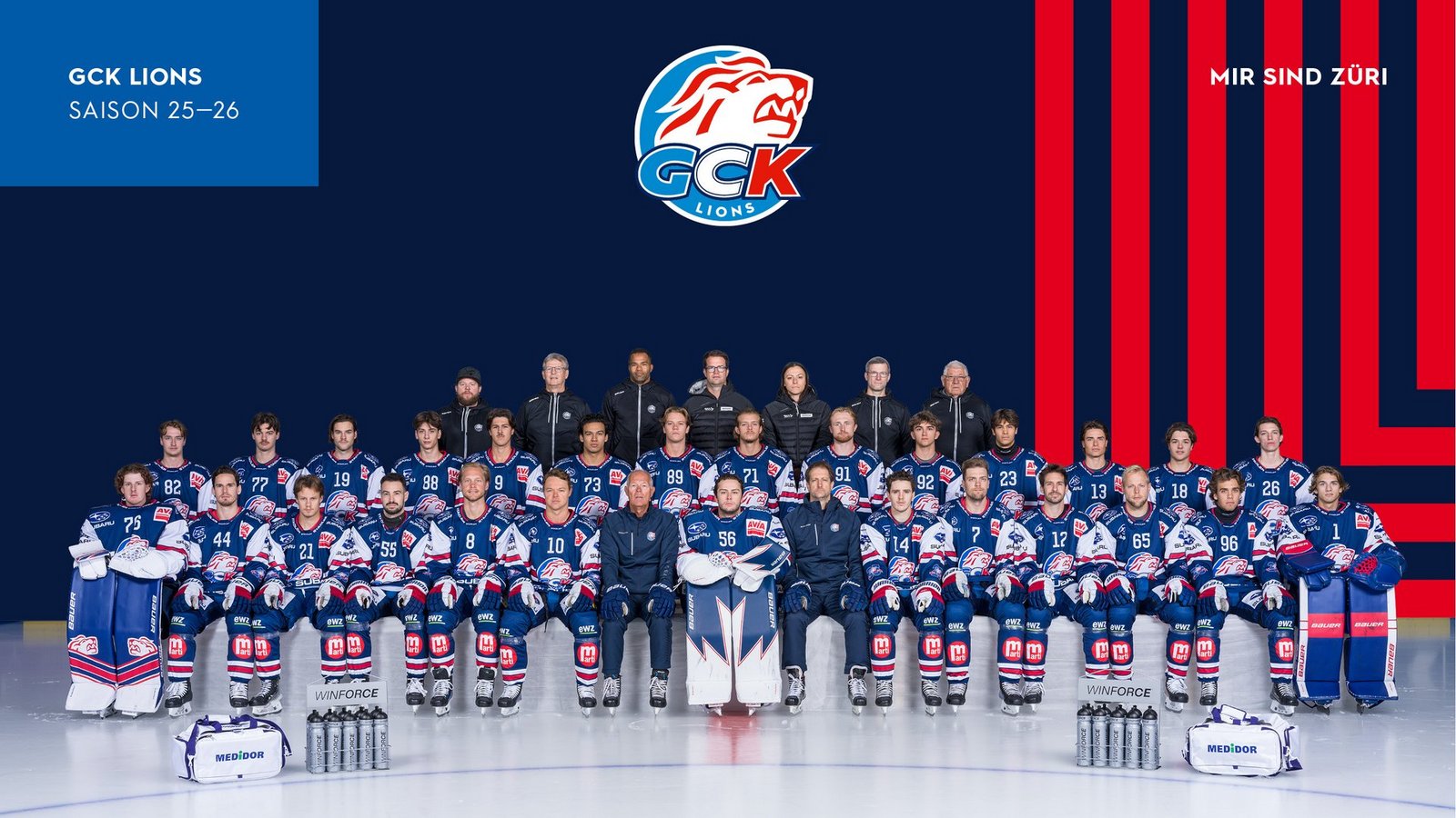 Teamfoto der Junglöwen