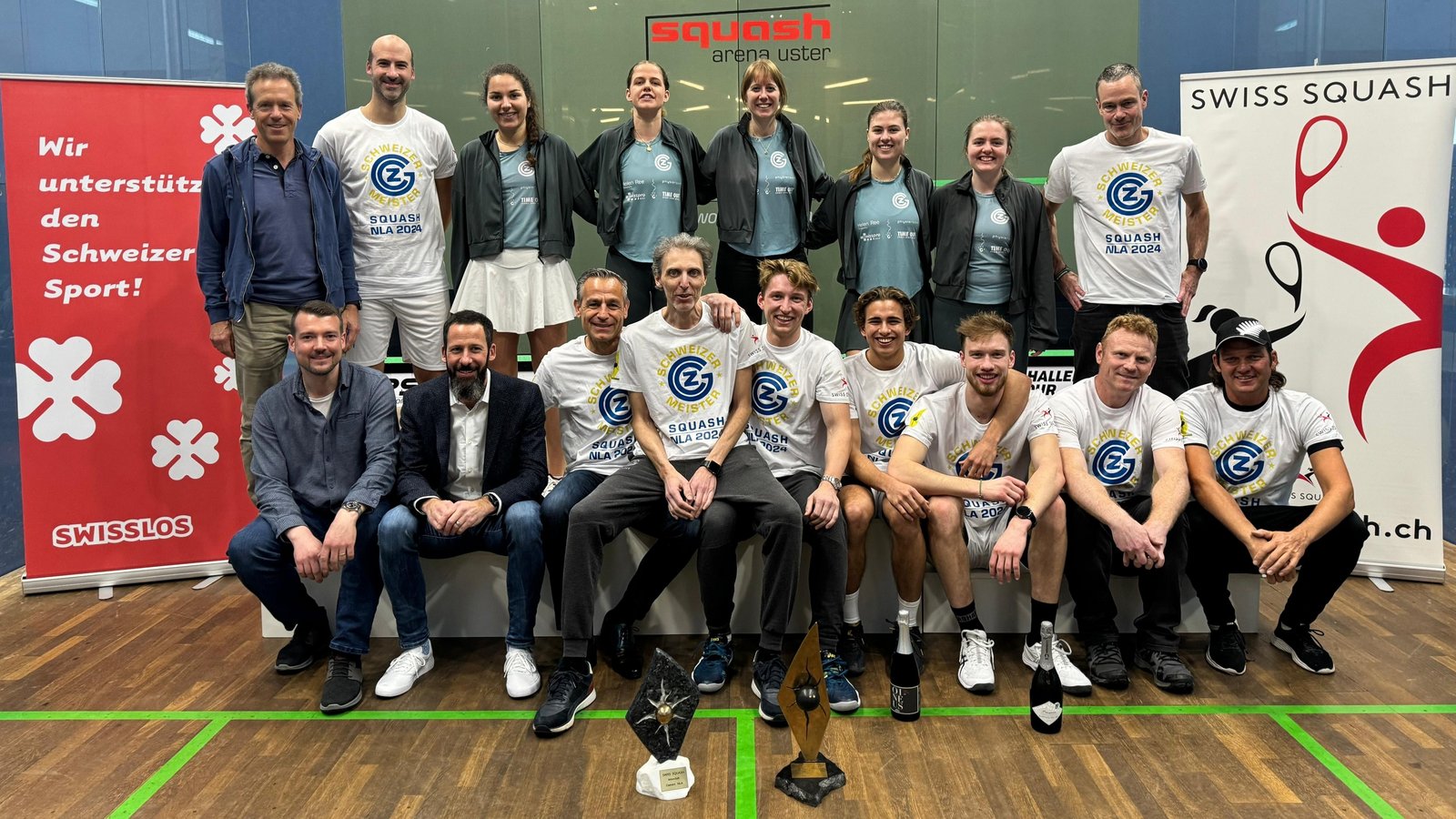GC SQUASH DOPPELSIEG: DAMEN UND HERREN HOLEN MEISTERTITEL