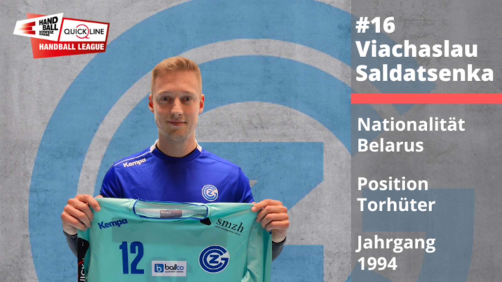QHL: Viachaslau Saldatsenka zurück zu GC Amicitia