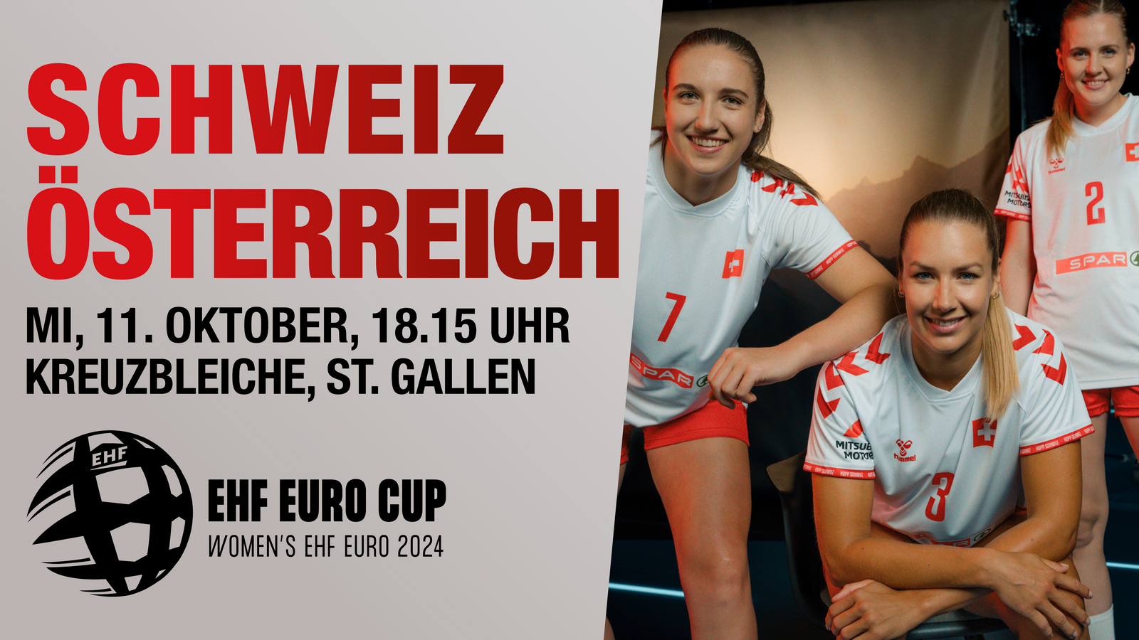 SHV: WOMEN'S EHF EURO CUP 2024: SCHWEIZ - ÖSTERREICH