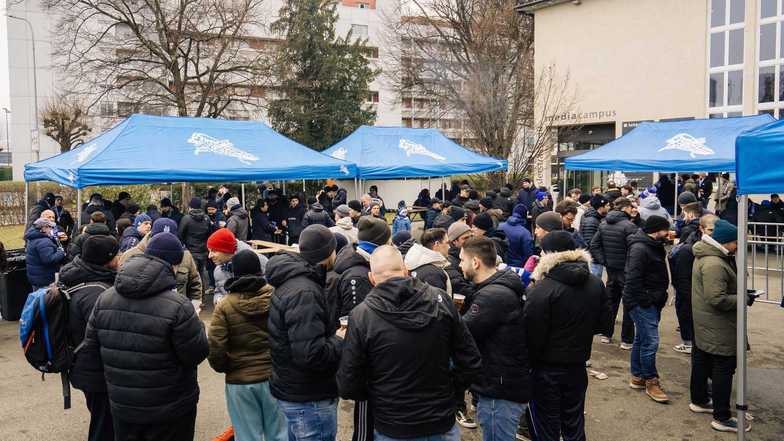 Fanzone beim Heimspiel gegen den FC Sion