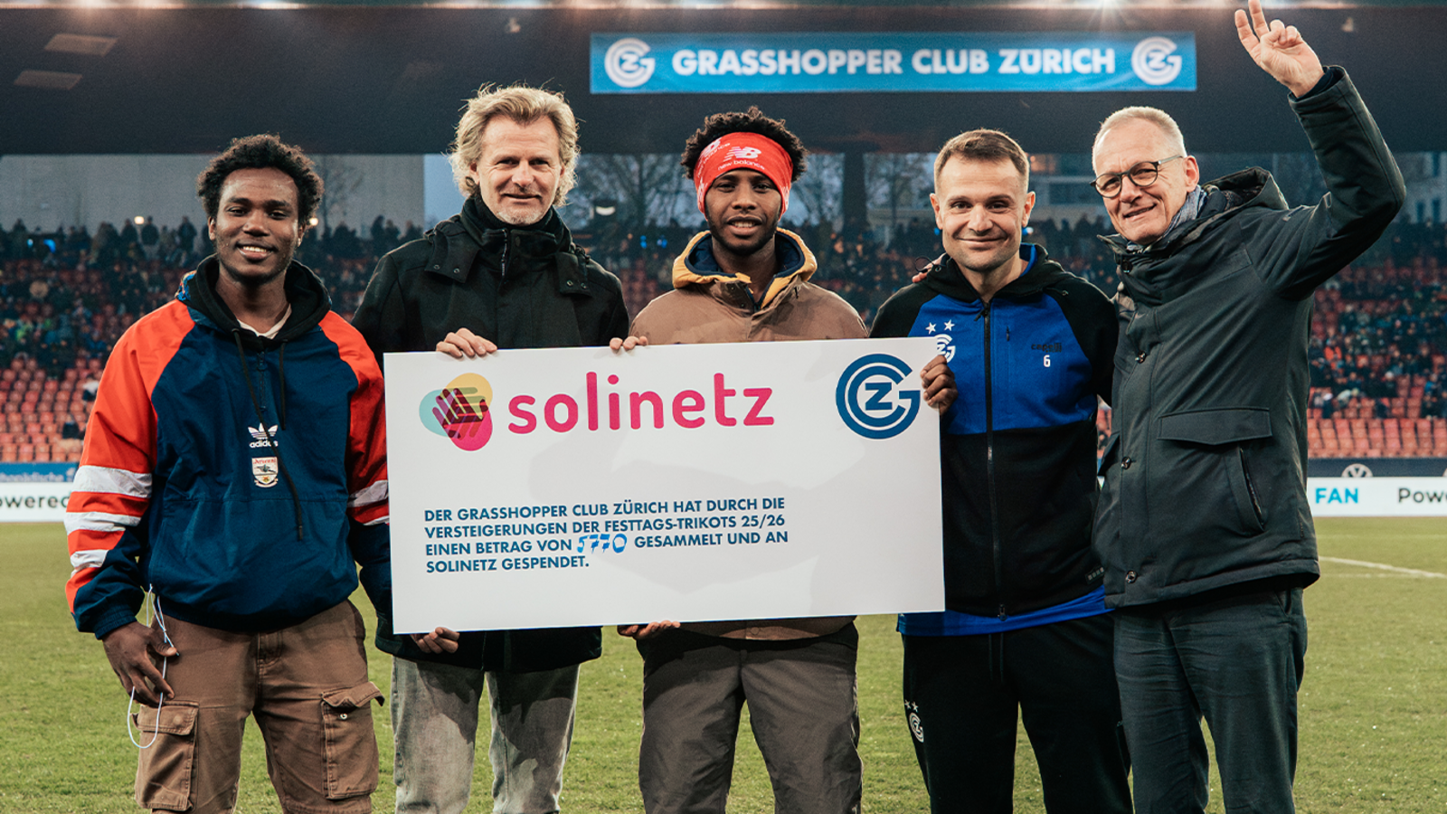 Grosszügige Spende an Solinetz