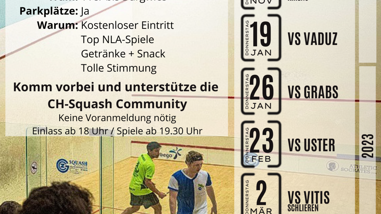 GC NLA Heimspiele