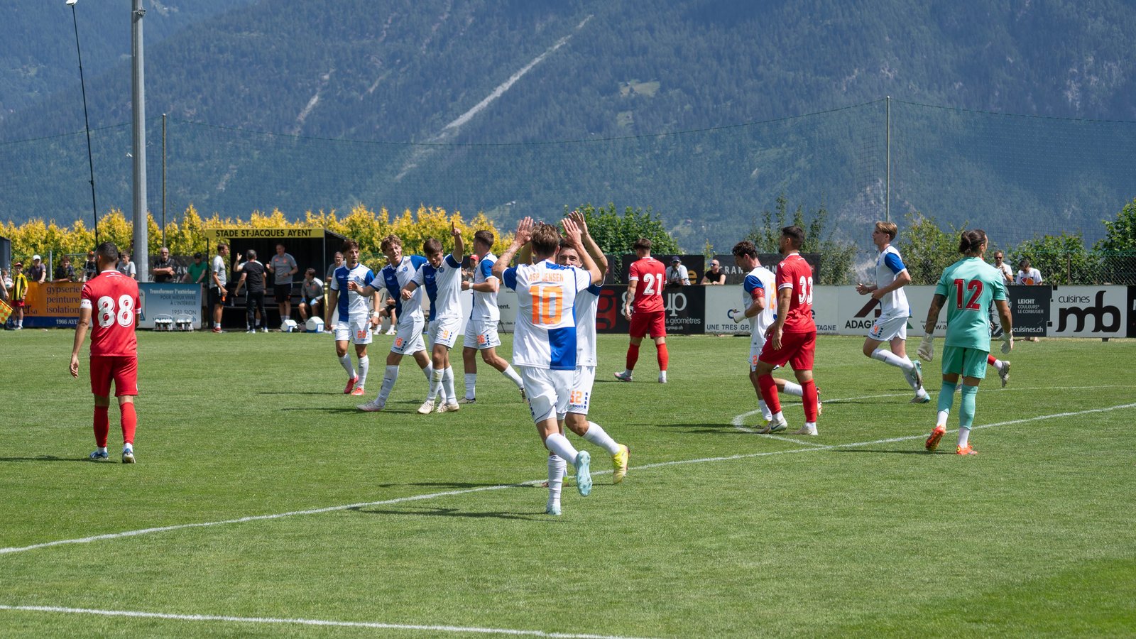 Sieg gegen den FC Sion