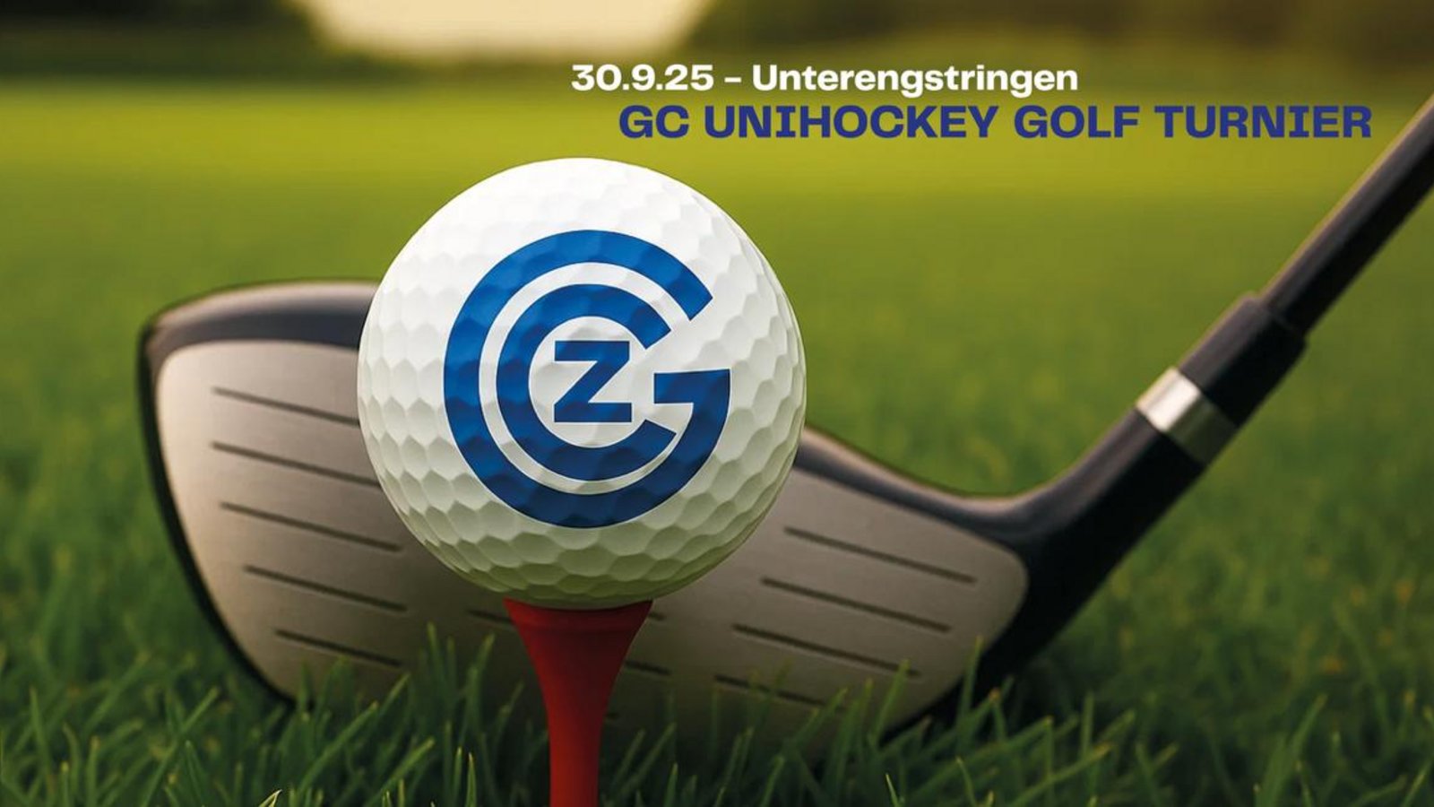 GC Unihockey lädt ein zum ersten Golfturnier zugunsten des Nachwuchses