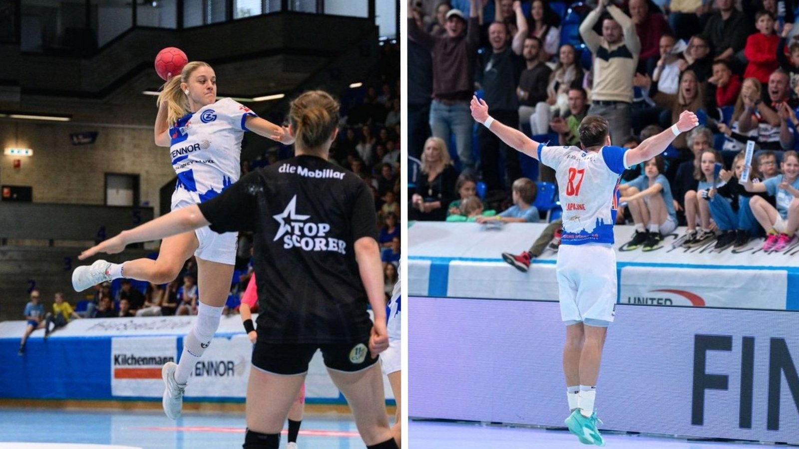 Ein Abend, zwei Top-Spiele – Handballfest in der Zürcher Saalsporthalle