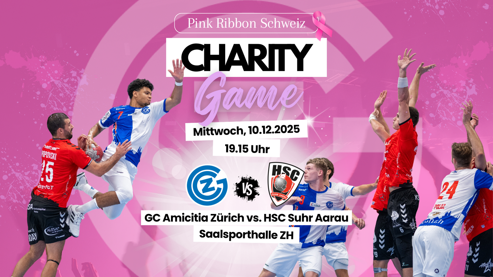 QHL: Pink Ribbon Charity Game gegen den HSC Suhr Aarau