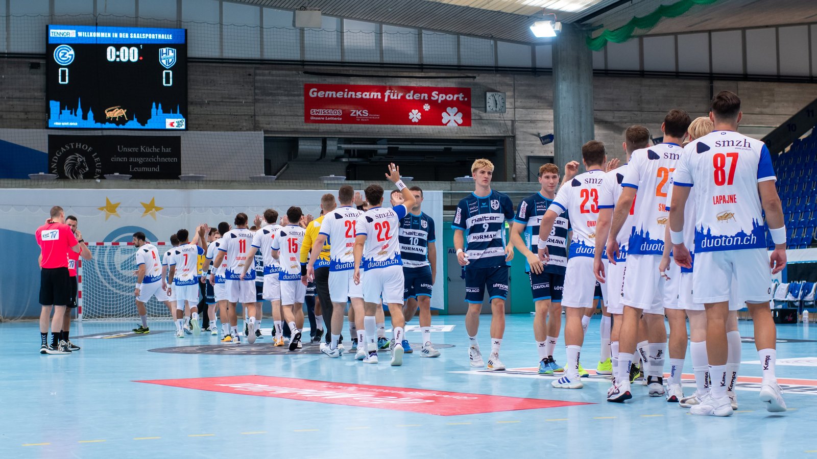 QHL (European League): GCA - HC Kriens-Luzern, 38:34 (16:18)