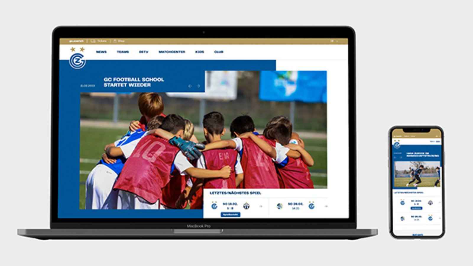 Neue Website für die Fans