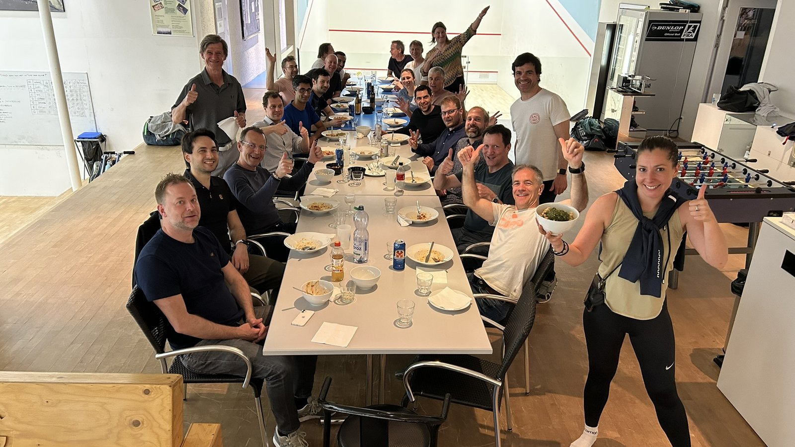 End of Monday Training - ein tolles get-together!