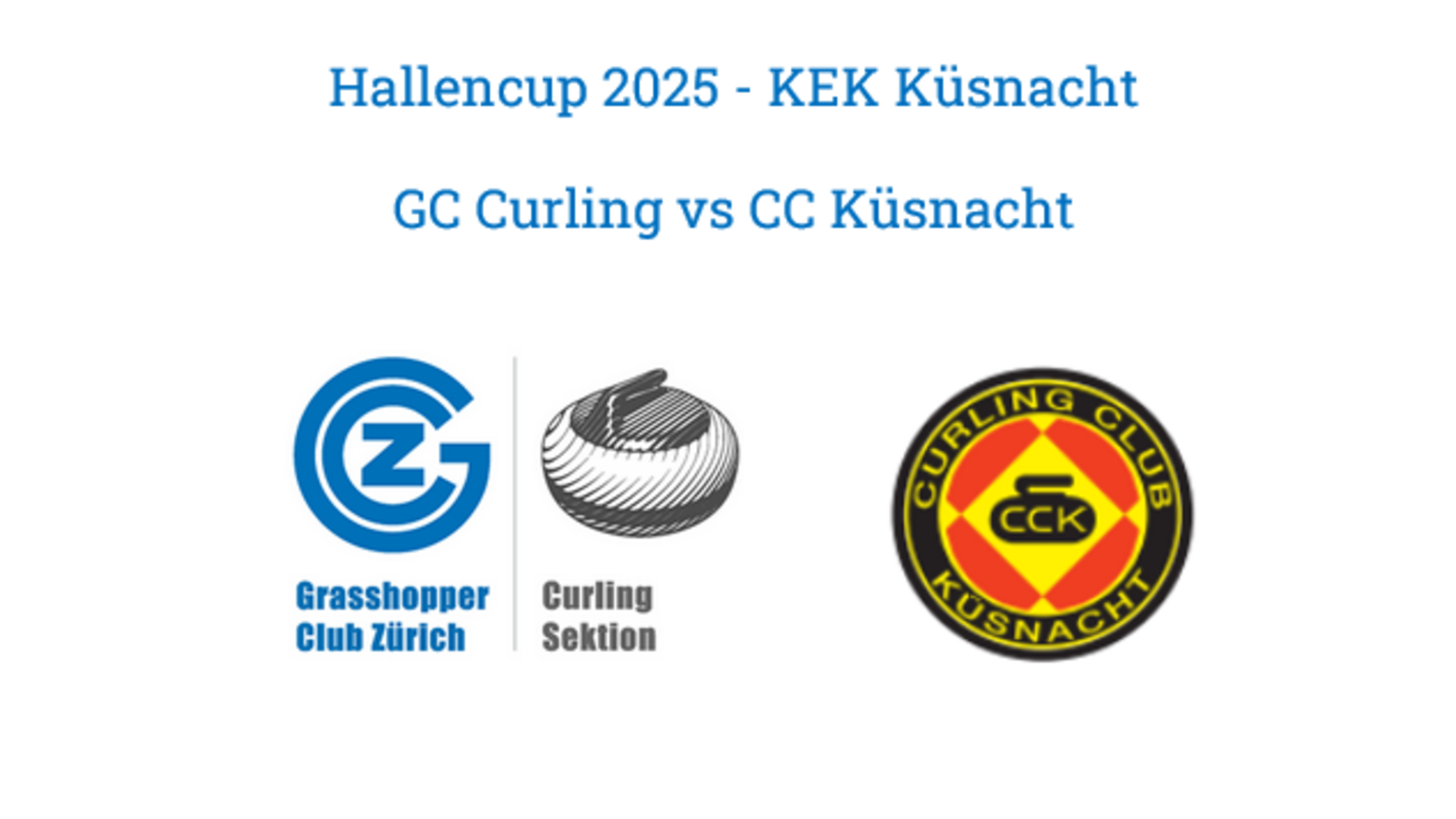 Hallencup KEK Küsnacht 2025 - Gratulation an den Sieger CC Küsnacht! 