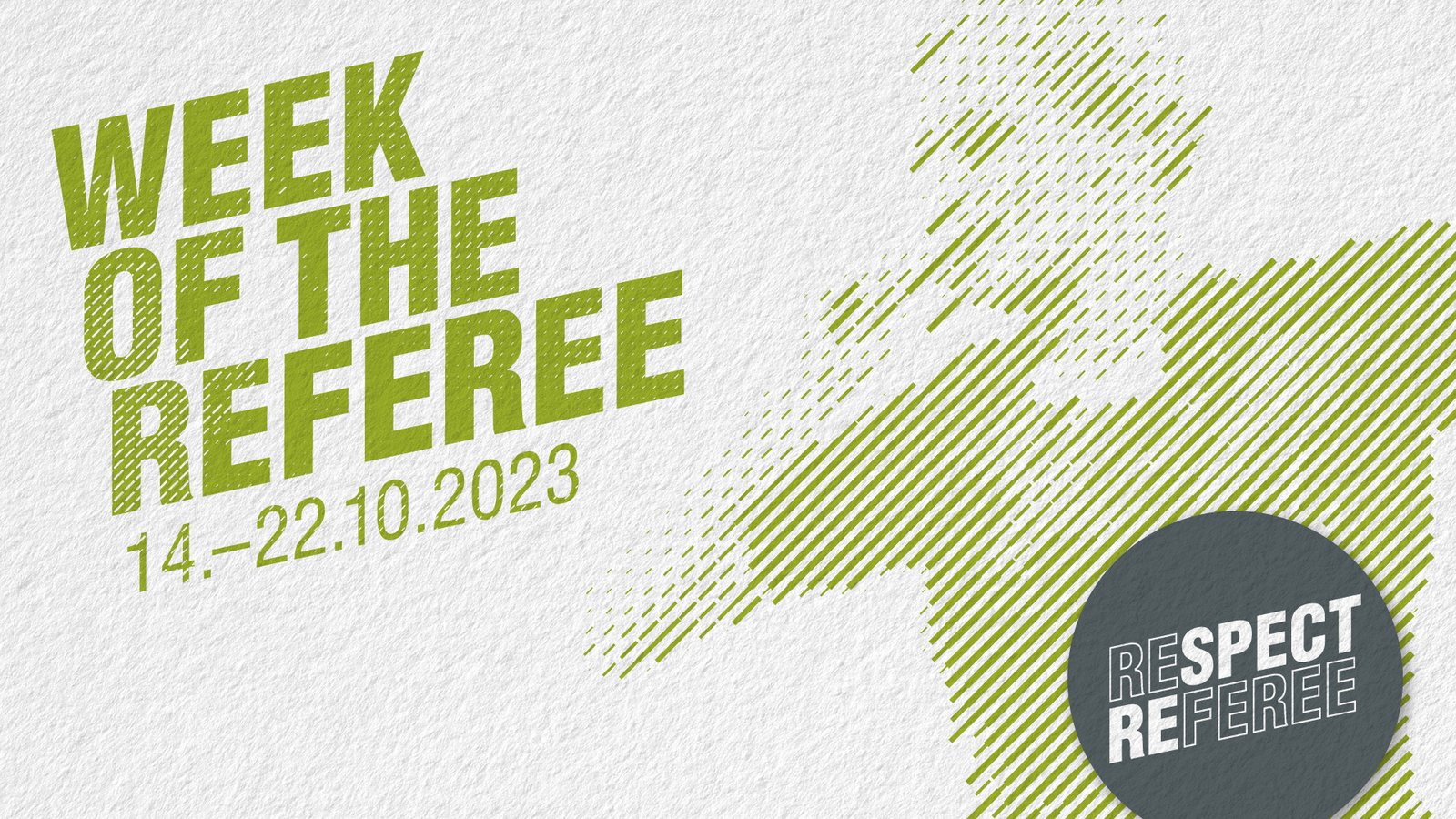 «Week of the Referee»: Für Respekt gegenüber Schiedsrichter*innen