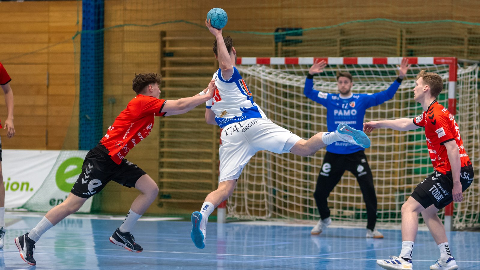 QHL: HSC Suhr Aarau - GCA, 34:29 (17:21), Playoff-Viertelfinal Spiel 2