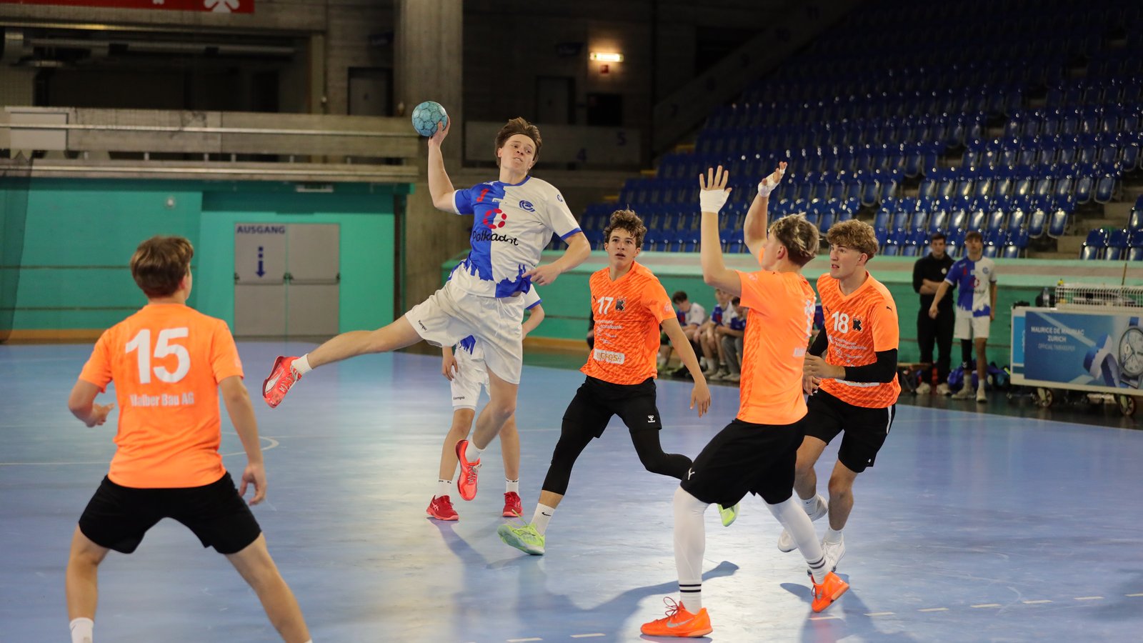MU17E: GCA - Kadetten Schaffhausen, 27:28 (12:16)