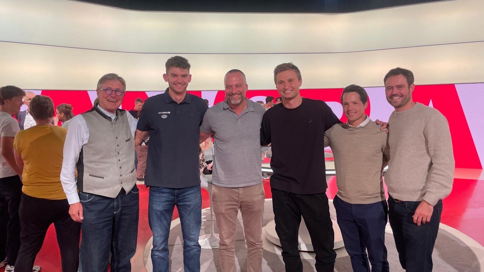 Leandro Riedi und Jerome Kym im SRF Sportpanorama